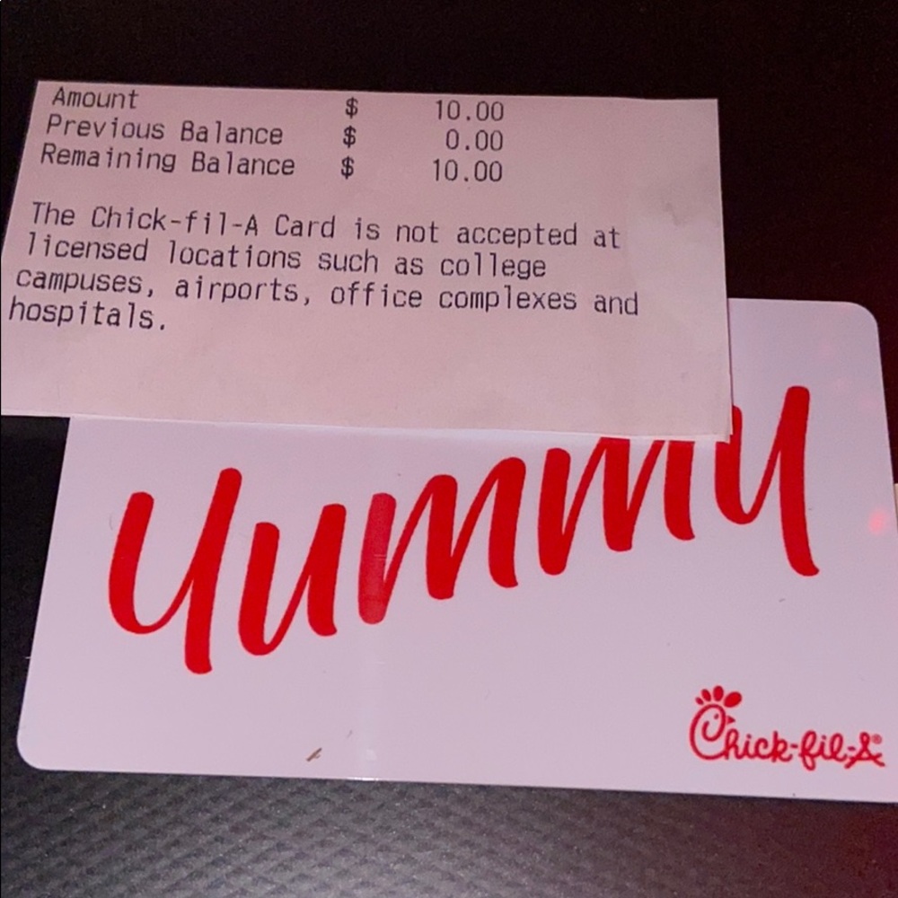 chick-fil-a card